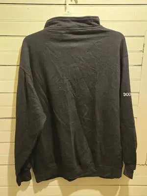 Pennant Sweatshirt Mens 2XL Black Marathon Olympians 1/4 Zip Embroidered Logo - Apparel