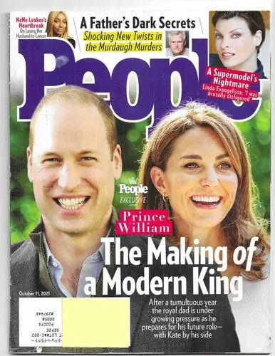 People Magazine October 11th 2021 The Making of a Modern Day King Prince William - Entertainment Memorabilia