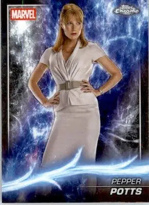 Pepper Potts - 2025 Topps Chrome Marvel Studios - #5 - Non_sport - Marvel Card Single