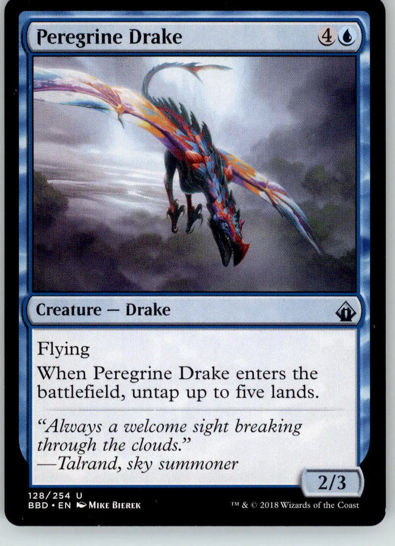 Peregrine Drake - Battlebond - 128 - LP Magic: The Gathering - Magic Card Single