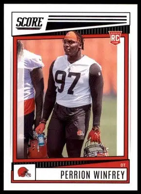 Perrion Winfrey Rookie 2022 Score #362 Cleveland Browns - Football Card Single