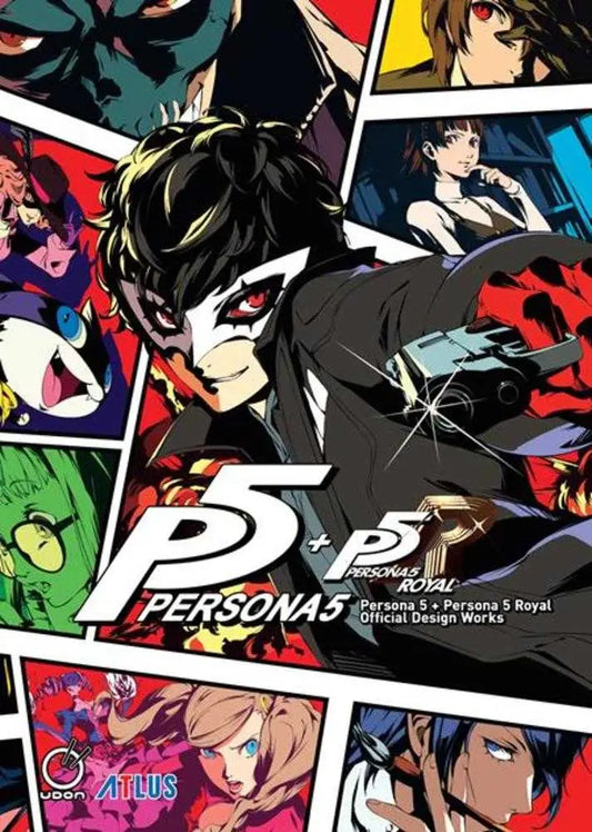 Persona 5 + Persona 5 Royal Official Design Works Hardcover - Entertainment Memorabilia