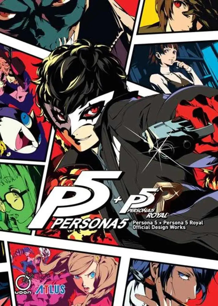 Persona 5 + Persona 5 Royal Official Design Works Hardcover - Entertainment Memorabilia
