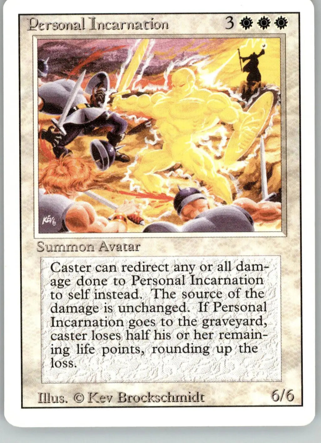 Personal Incarnation - Revised Edition - LP Magic: The Gathering - Magic Card Single