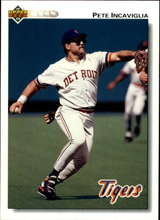 Pete Incaviglia 1992 Upper Deck MLB #271 Baseball Card Detroit Tigers - Baseball Card Single