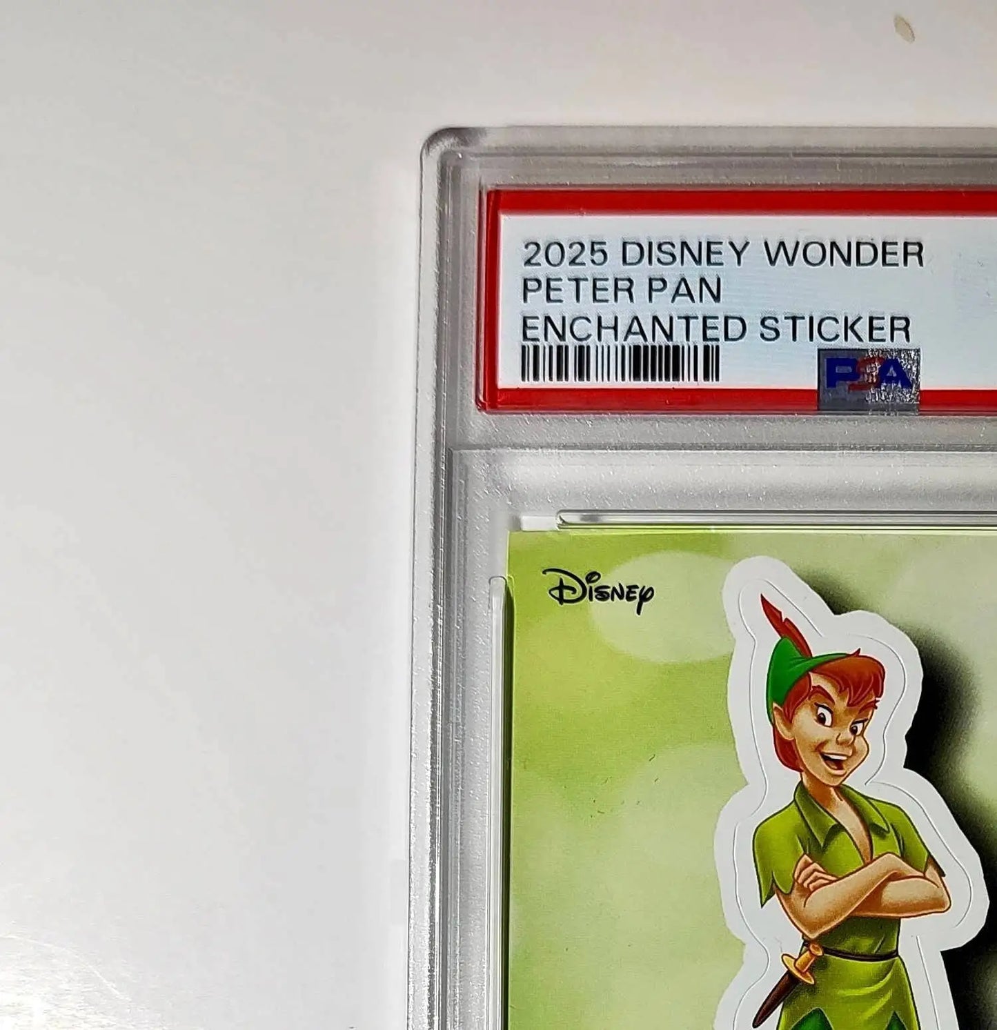 Peter Pan 2025 Topps Disney #ES-8 Enchanted Sticker Card Peter Pan PSA 9 - Non-Sports Card Single