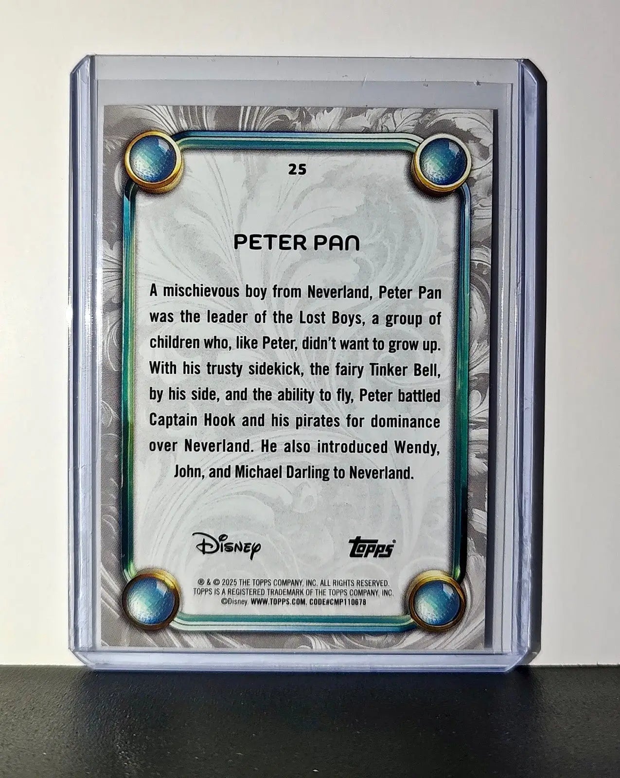 Peter Pan 2025 Topps Disney Wonder #25 Card Peter Pan - Non-Sports Card Single