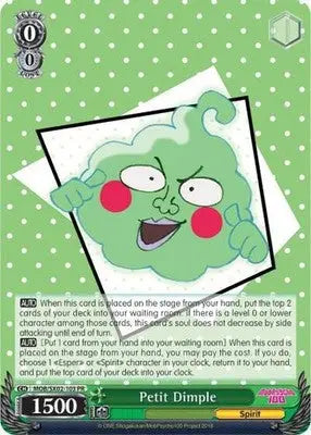 Petit Dimple - Mob Psycho 100 - MOB/SX02-103 PR - NM Weiss Schwarz - TCG Card Single