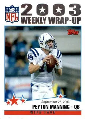 Peyton Manning - 2004 Topps 1st Edition - #294 - Football - Football Card Single