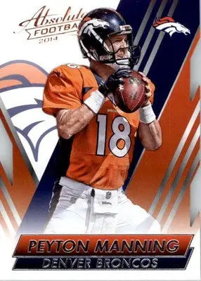 Peyton Manning - 2014 Panini Absolute - #80 - Retail Football - Football Card Single