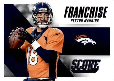 Peyton Manning - 2015 Score - #6 - Franchise Football - Football Card Single