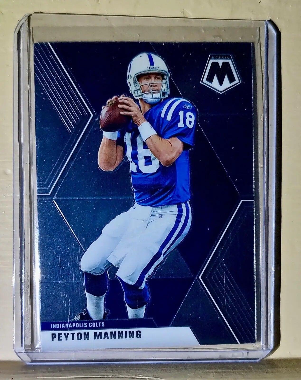 Peyton Manning 2020 Panini Mosaic Silver Football #90 NFL Card Colts - Football Card Single