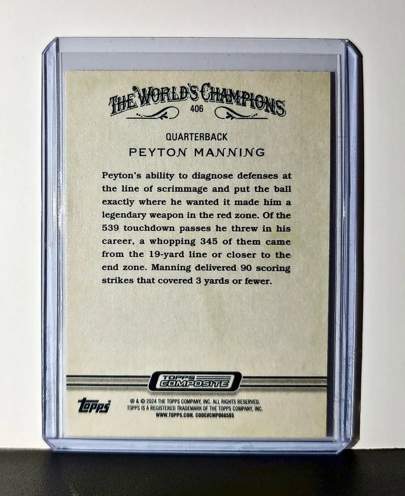 Peyton Manning 2023 Topps Allen & Ginter NFL #406 Card Indianapolis Colts