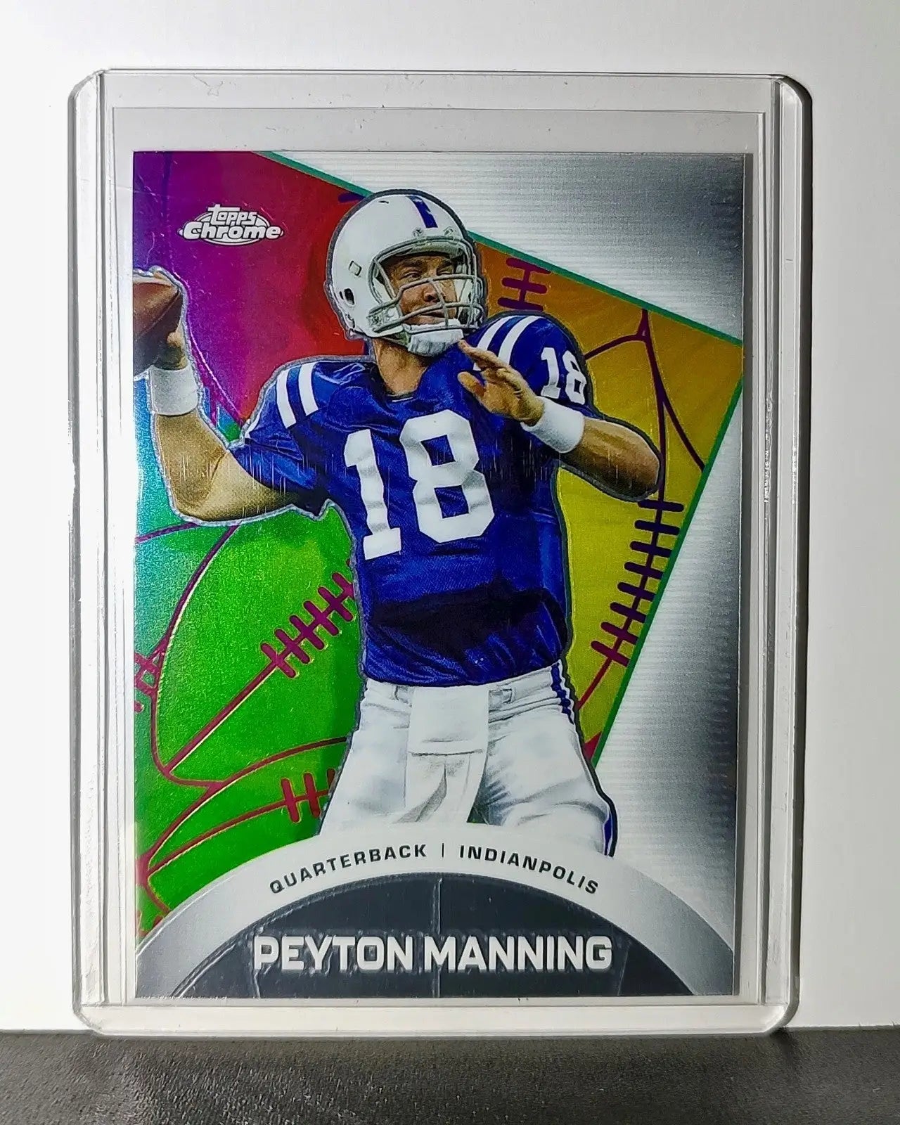 Peyton Manning 2023 Topps Chrome All-Etch NFL #CAE-7 Error Card Colts - Football Card Single