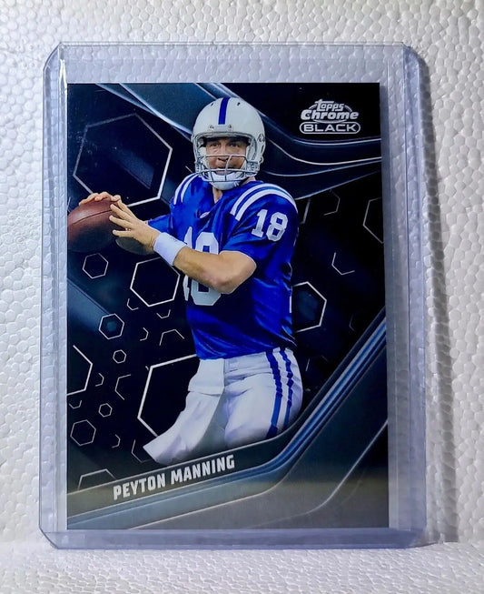 Peyton Manning 2023 Topps Chrome Black NFL #123 Football Card Indianapolis Colts - Football Card Single