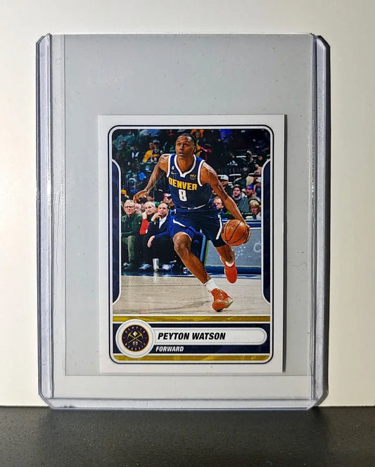 Peyton Watson 2023-24 Panini NBA #318 Sticker Denver Nuggets - Basketball Card Single