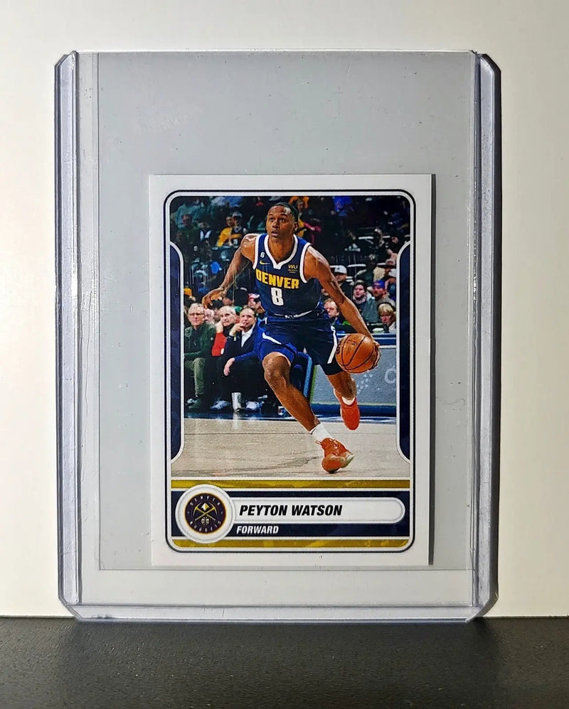 Peyton Watson 2023-24 Panini NBA #318 Sticker Denver Nuggets - Basketball Card Single