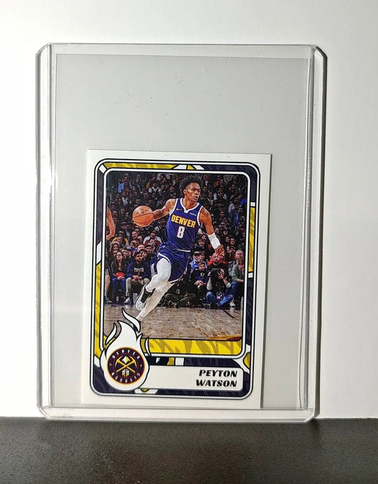 Peyton Watson 2024-25 Panini NBA #311 Sticker Card Denver Nuggets - Basketball Card Single