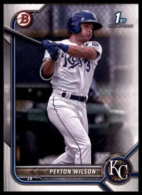 Peyton Wilson 2022 Bowman Prospects #BP-85 Kansas City Royals - Baseball Card Single