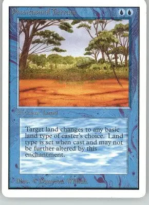 Phantasmal Terrain - Unlimited Edition - HP Magic: The Gathering - Magic Card Single