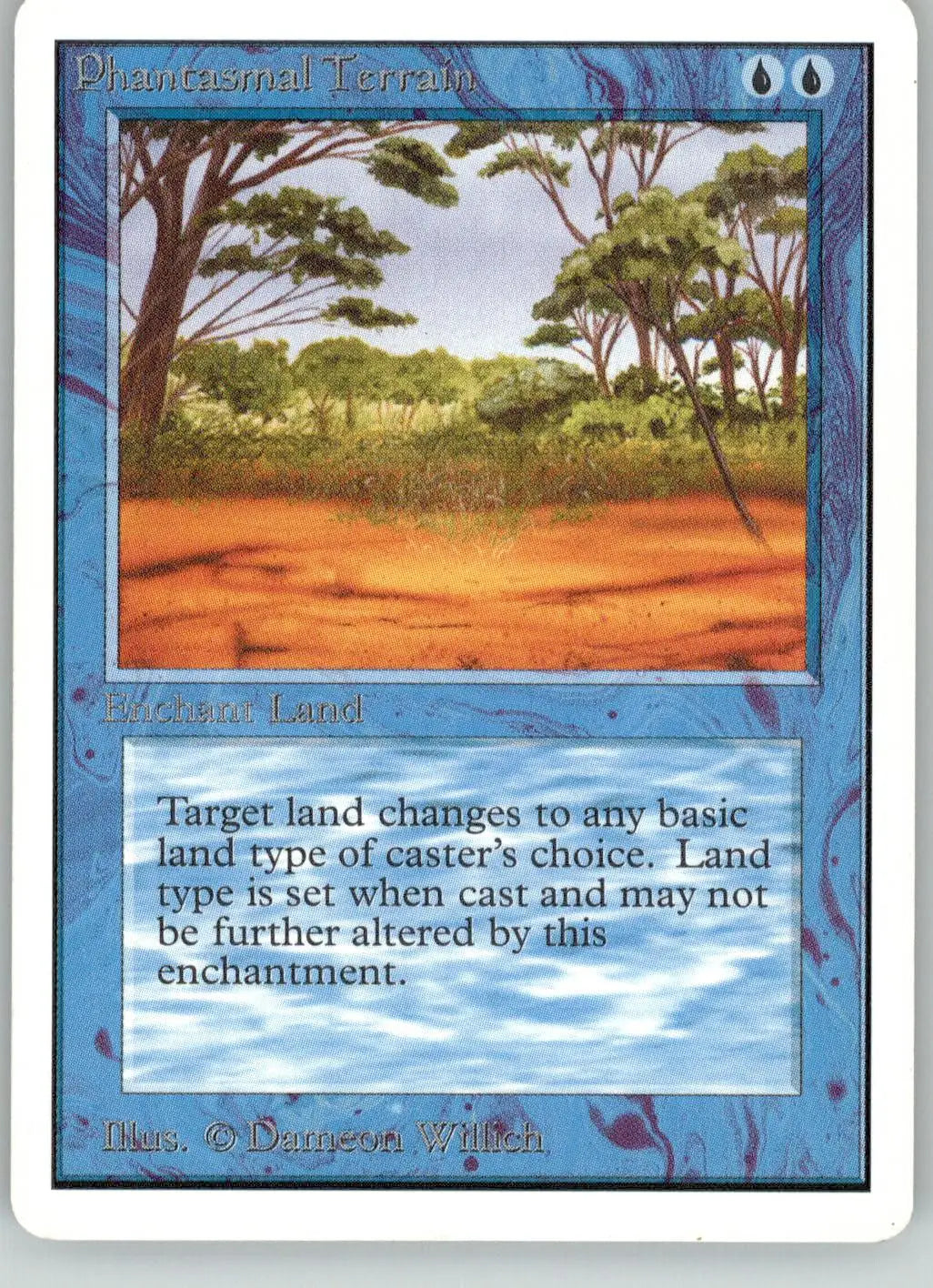 Phantasmal Terrain - Unlimited Edition - HP Magic: The Gathering - Magic Card Single