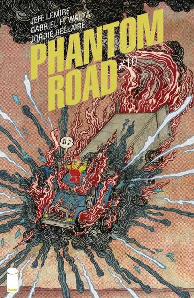Phantom Road #10 Cover B by Yuko Shimizu features an explosive red and black design