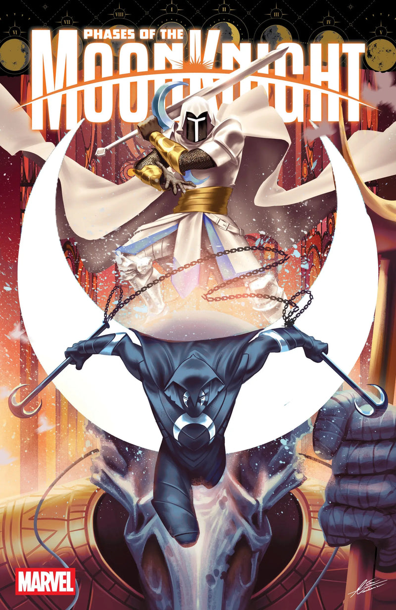 Comic book cover featuring Moon Knight for Phases Of The Moon Knight collection