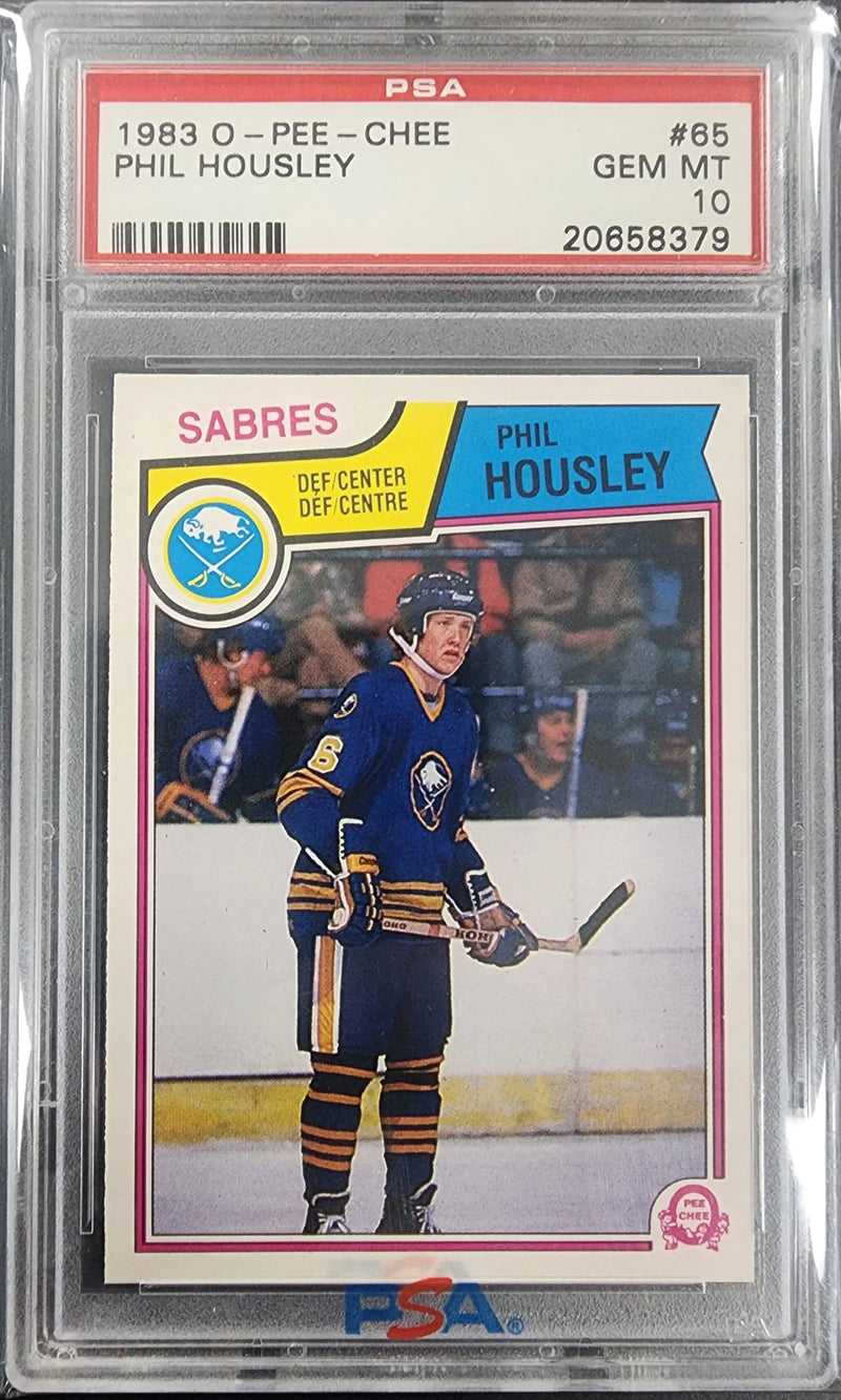 Phil Housley 1983 O-Pee-Chee #65 PSA 10 Gem Mint - Hockey Card Single