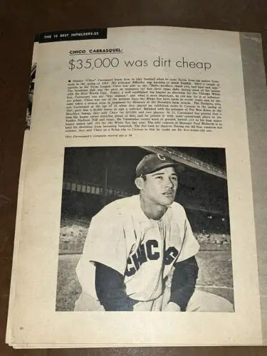 Vintage baseball magazine article featuring Phil Rizzuto signed photo JSA COA New York Yankees