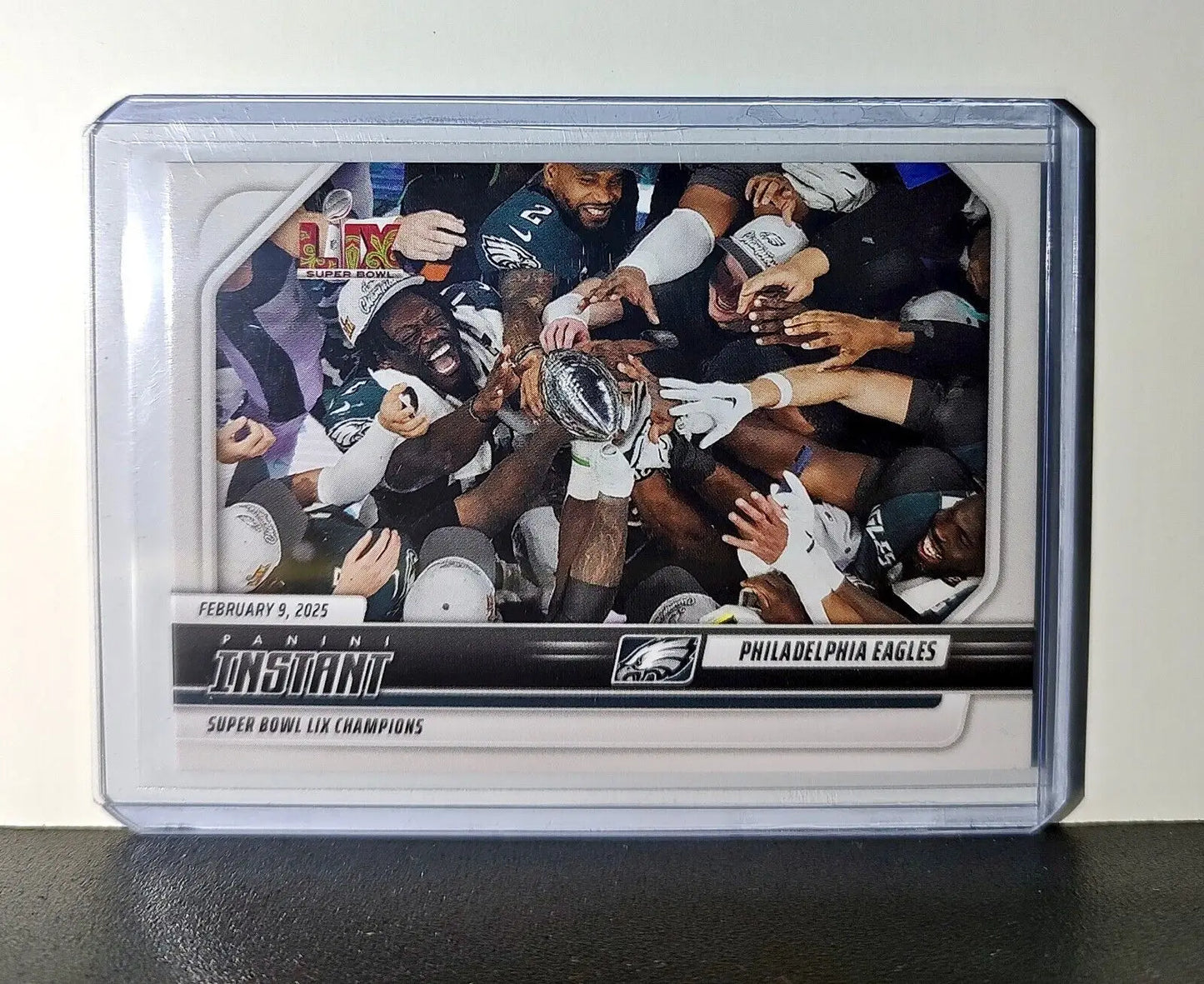 Philadelphia Eagles 2024 Panini Super Bowl LIX Champions NFL #1 Football Card