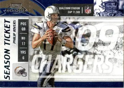 Philip Rivers - 2009 Playoff Contenders - #81 - Football - Football Card Single