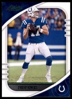 Philip Rivers 2020 Panini Absolute Green #38 Indianapolis Colts