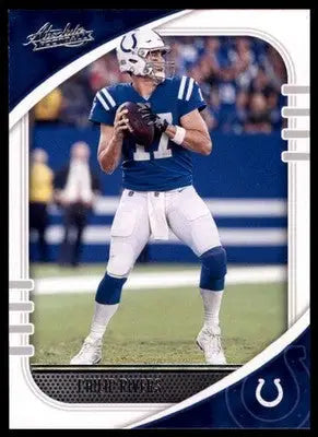Philip Rivers 2020 Panini Absolute Retail #38 Indianapolis Colts