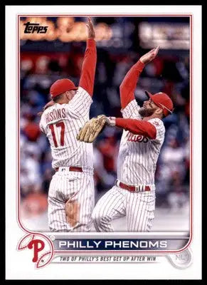 Philly Phenoms Harper Hoskins 2022 Topps Update #US112 Phillies - Baseball Card Single