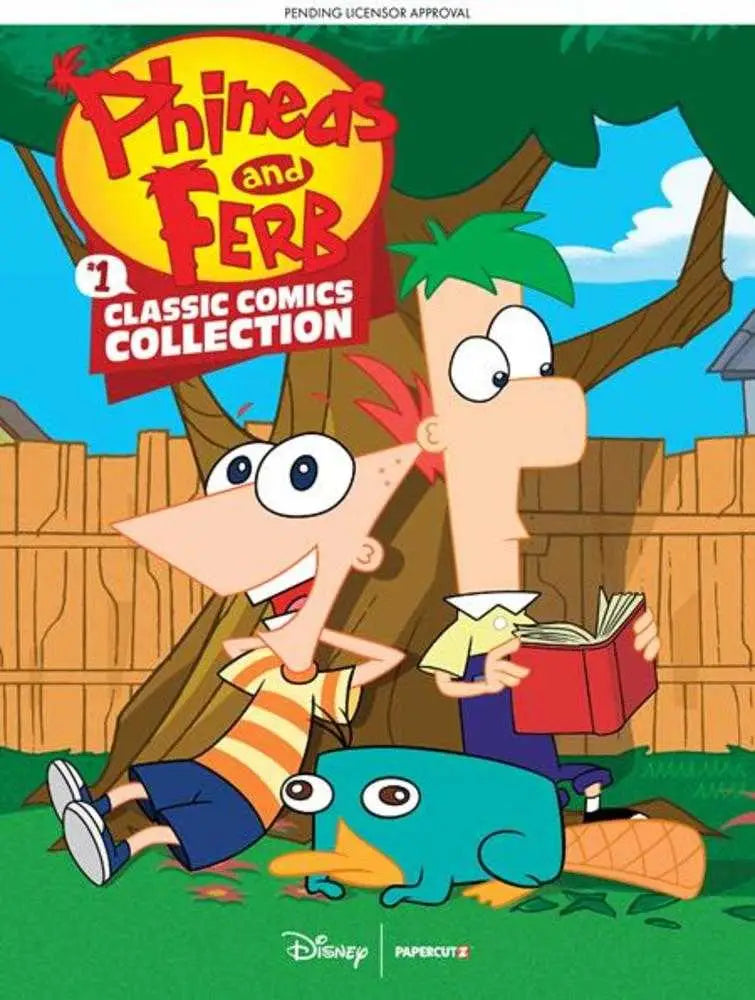 Phineas and Ferb comic book cover from Ferb Classic Comics in the Classic Comics Collection Hardcover Volume 1