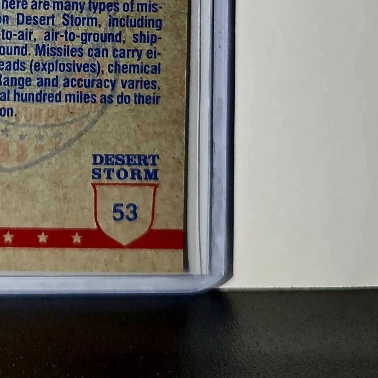 Phoenix Missile 1991 Topps Desert Storm #53 Card