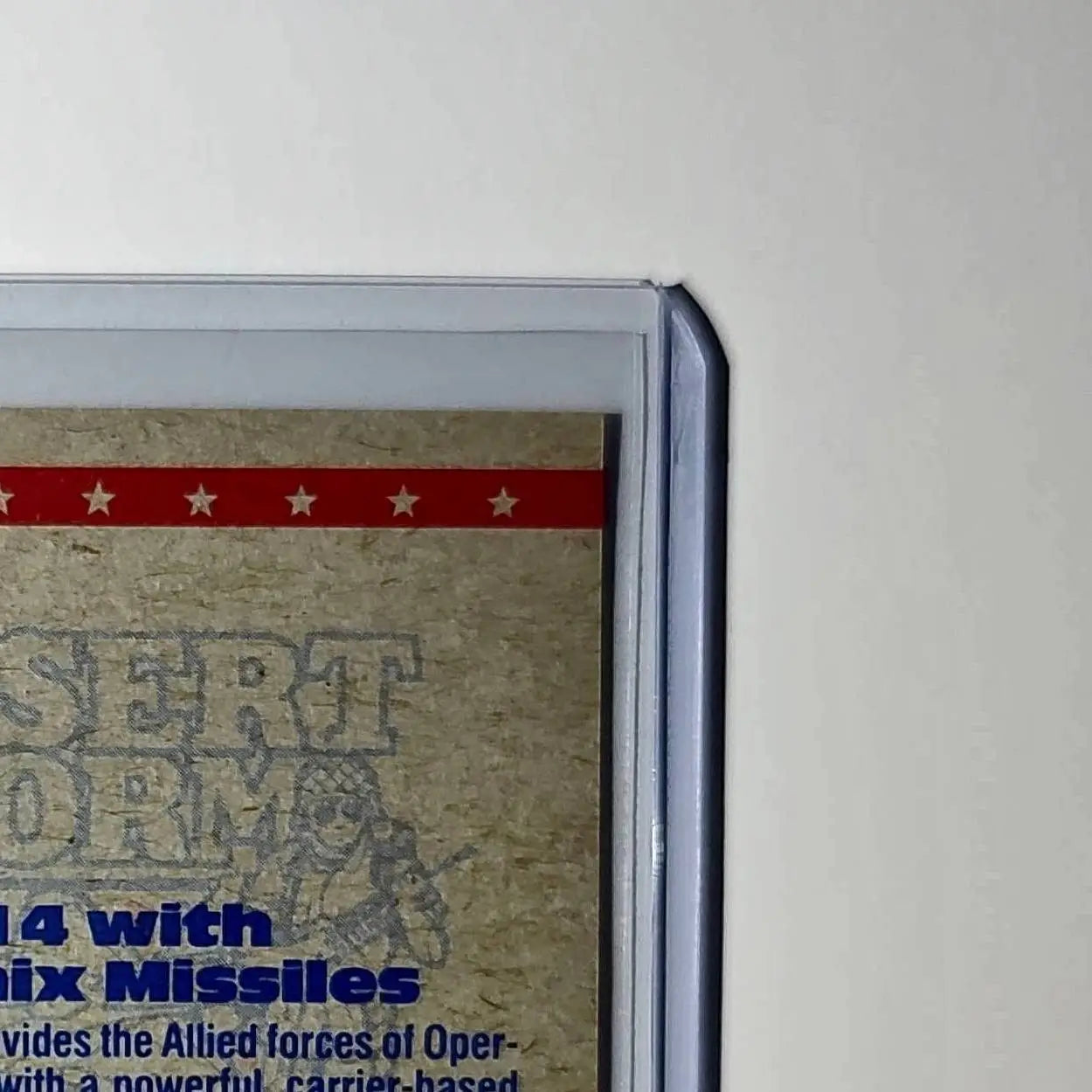 Phoenix Missiles on F-14 1991 Topps Desert Storm #23 Card - Other