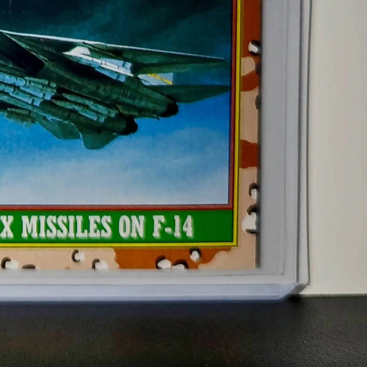 Phoenix Missiles on F-14 1991 Topps Desert Storm #23 Card - Other