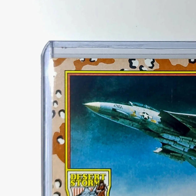 Phoenix Missiles on F-14 1991 Topps Desert Storm #23 Card - Other