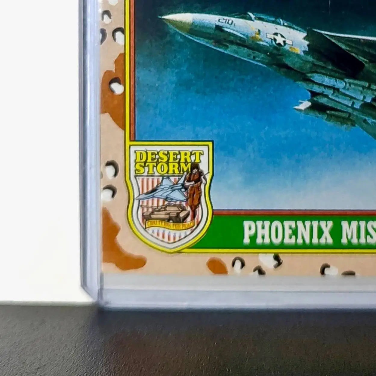 Phoenix Missiles on F-14 1991 Topps Desert Storm #23 Card - Other