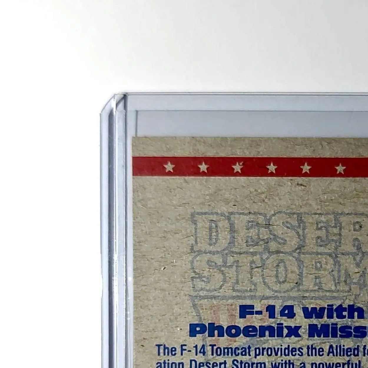 Phoenix Missiles on F-14 1991 Topps Desert Storm #23 Card - Other