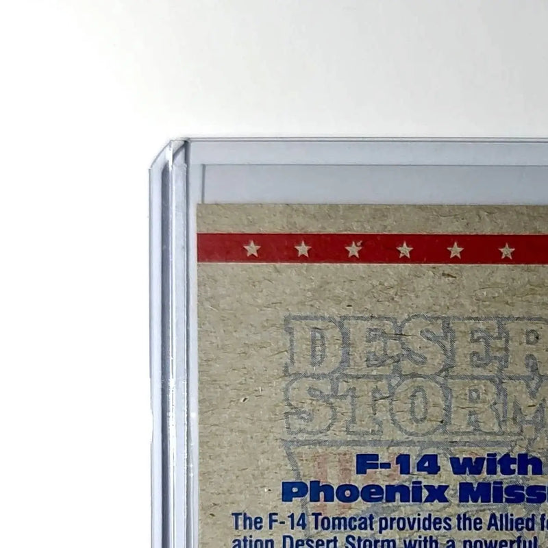Phoenix Missiles on F-14 1991 Topps Desert Storm #23 Card - Other