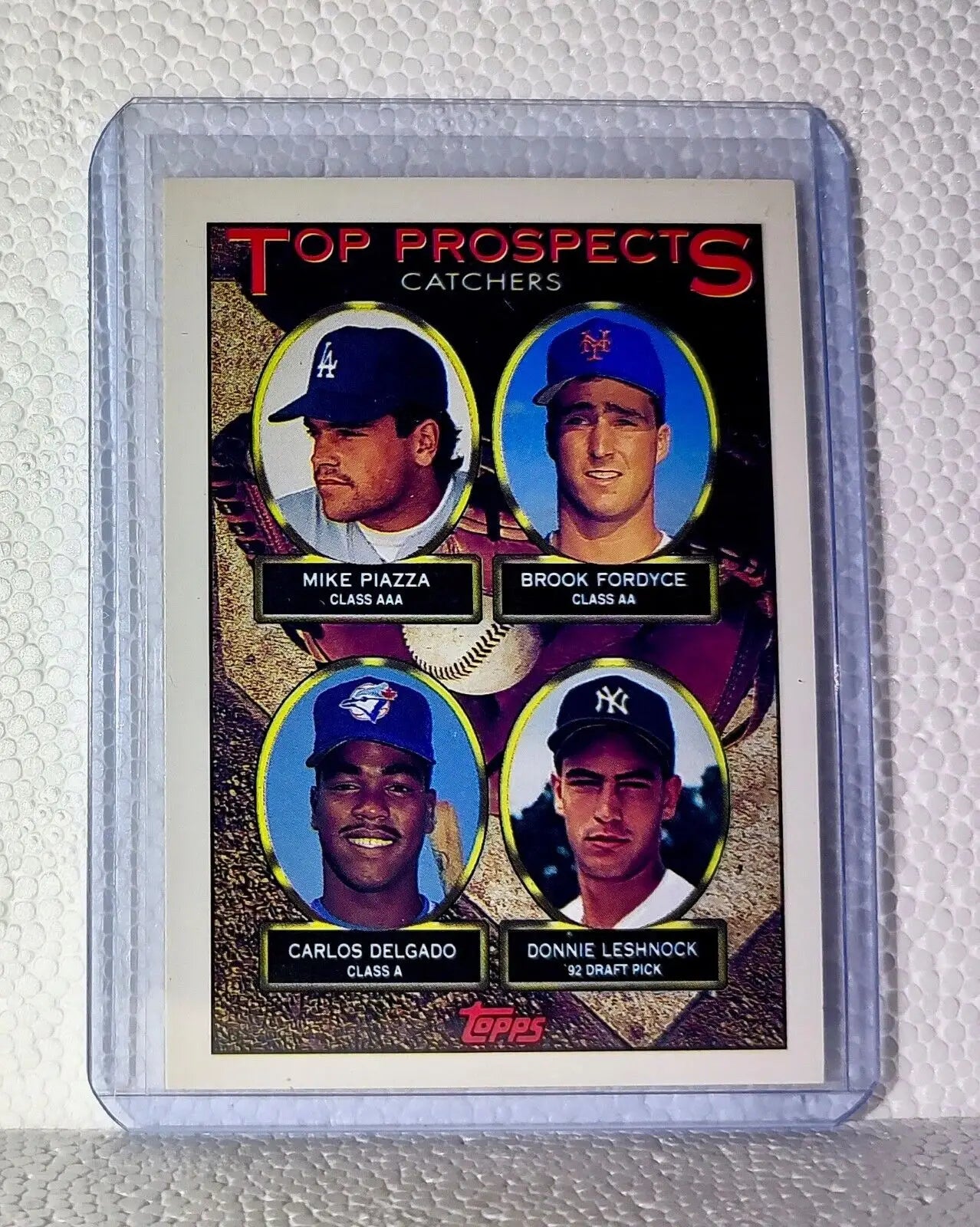 Piazza/Fordyce/Delgado/Leshnock 1993 Topps MLB #701 Baseball Card - Baseball Card Single