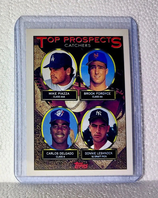 Piazza/Fordyce/Delgado/Leshnock 1993 Topps MLB #701 Baseball Card - Baseball Card Single