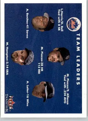 Piazza / Leiter / Hampton / Benitez - 2001 Fleer Tradition - #422 - Baseball - Baseball Card Single