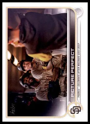 Picture Perfect Machado Profar 2022 Topps Update #US83 SD Padres - Baseball Card Single