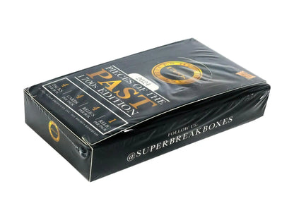 Sealed trading card box from the Pieces of the Past 1700s Edition Hobby Box Super Break 2024