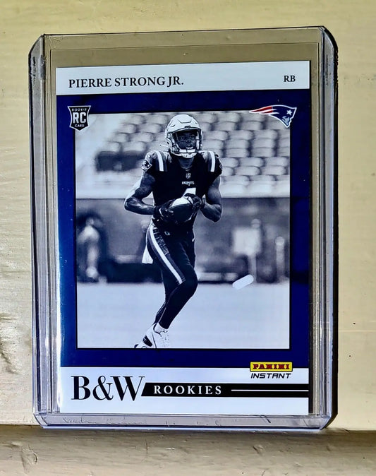 Pierre Strong Jr 2022 Panini NFL Black & White Rookies #36 Football Card 1/649
