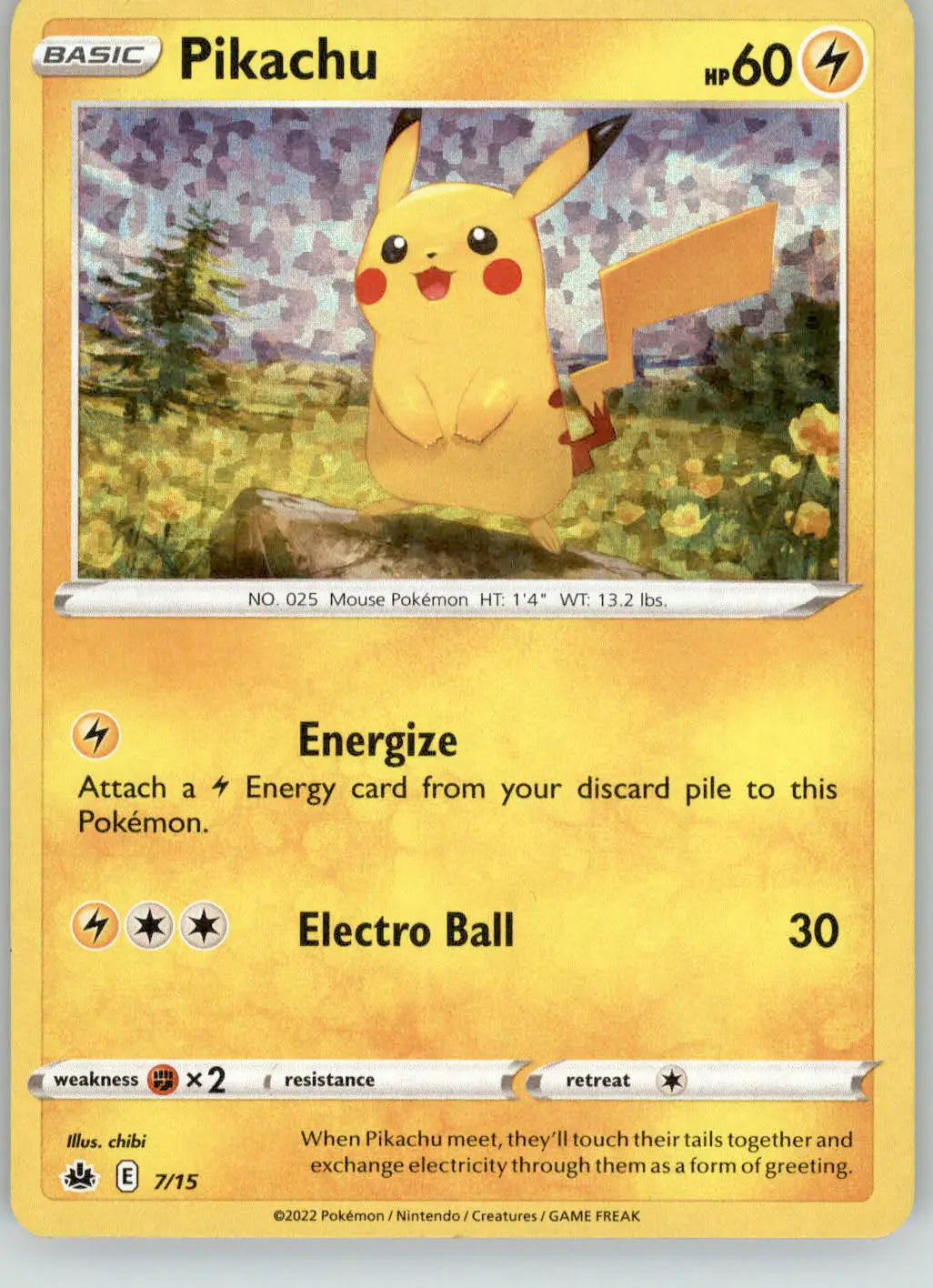 Pikachu - McDonald’s Promos 2022 - 007/015 - Holo LP Pokemon - Pokémon Card Single