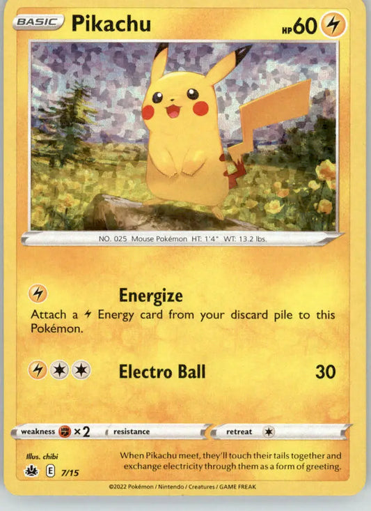 Pikachu - McDonald’s Promos 2022 - 007/015 - Holo LP Pokemon - Pokémon Card Single